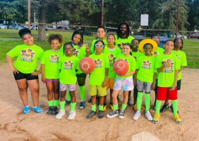 Squad of Players Kids Kickball League