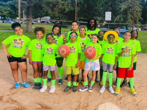 Squad of Players Kids Kickball League